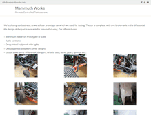 Tablet Screenshot of mammuthworks.com